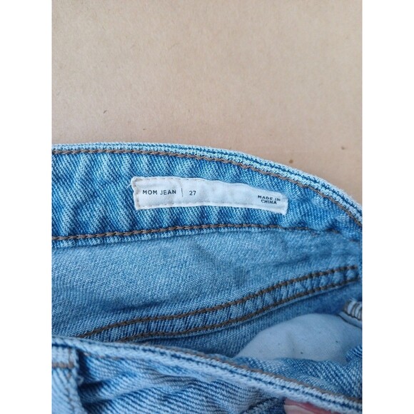Pacsun Mom Jeans Women’s 27 Light Wash Denim 100% Cotton - Picture 3 of 10